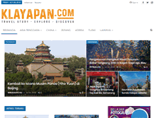 Tablet Screenshot of klayapan.com